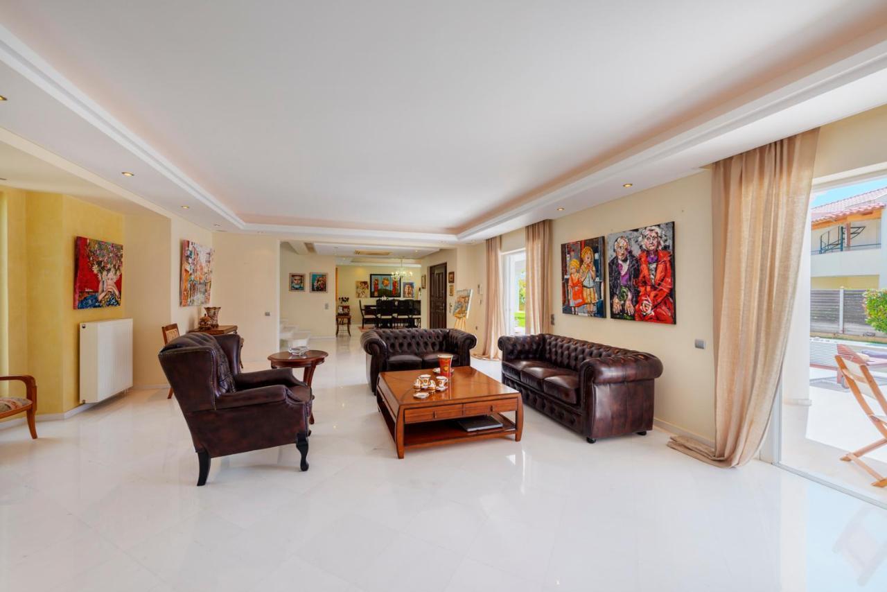 The Painters Luxurious Villa Anavyssos Esterno foto